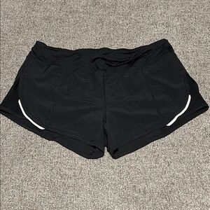 Sleek Black Women's Athletic Shorts
